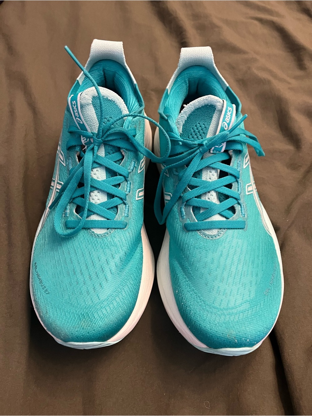 Asics GEL-NIMBUS 27 Wave
Teal/Illuminate Mint Sz 9 - Picture 4 of 15